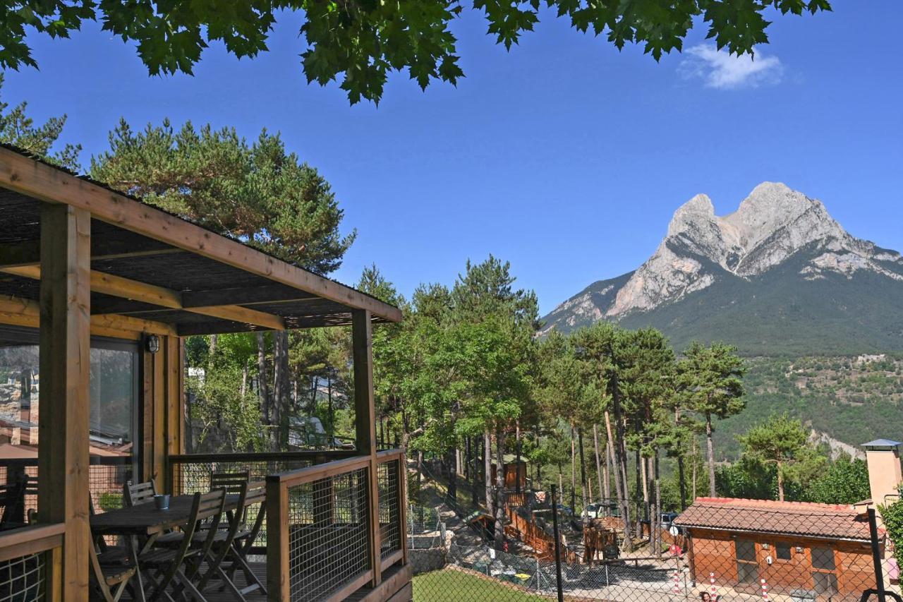 Bungalows Del Camping Pedraforca Saldés エクステリア 写真